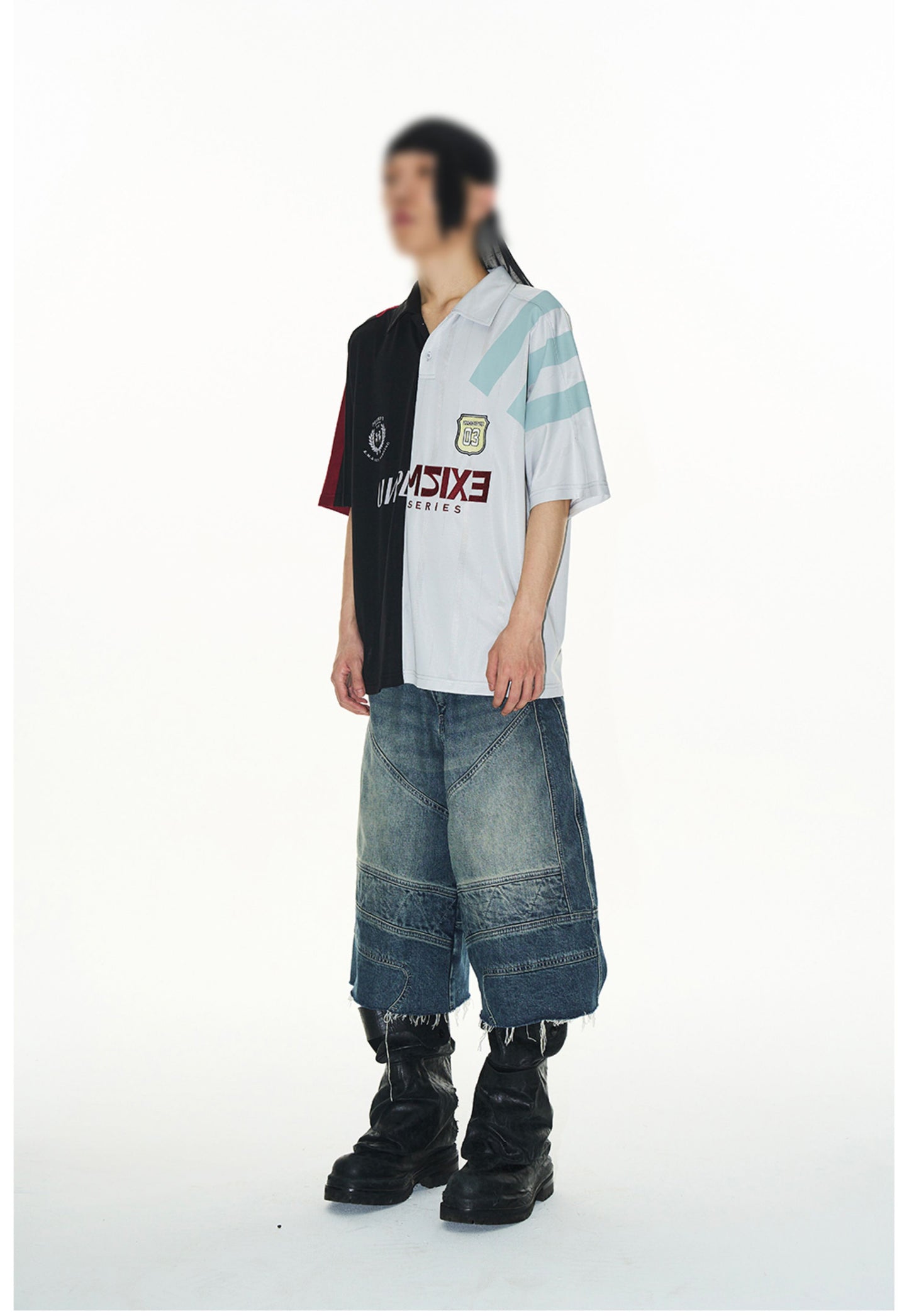 Color Stitch Polo Shirt