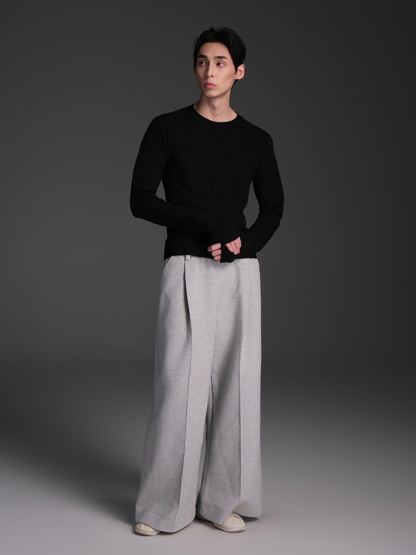 A-Line Wide Leg Sweatpants