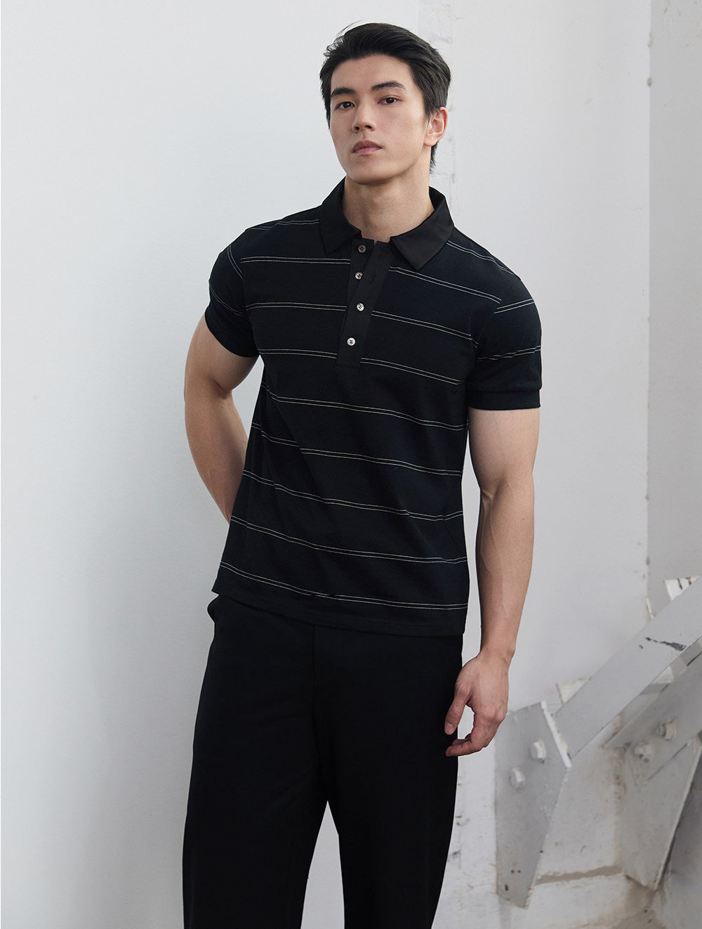 Striped Polo Shirt