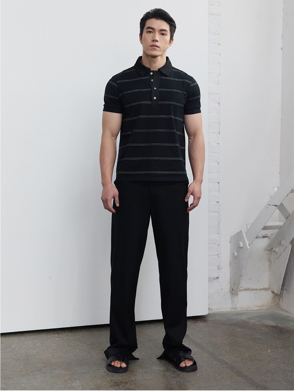 Striped Polo Shirt