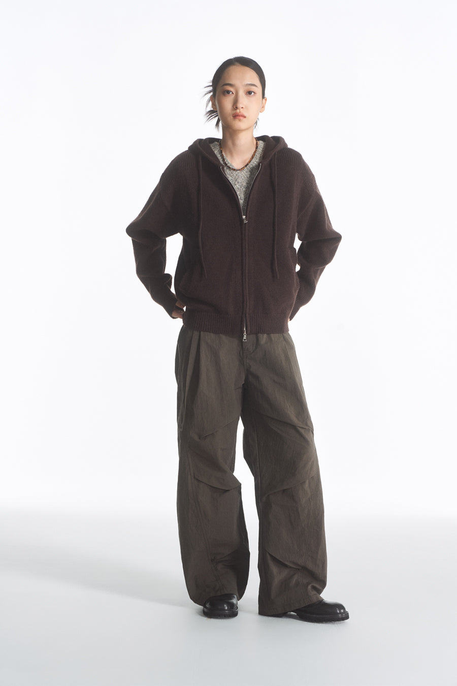 Scimitar Banana Pleated Casual Pants