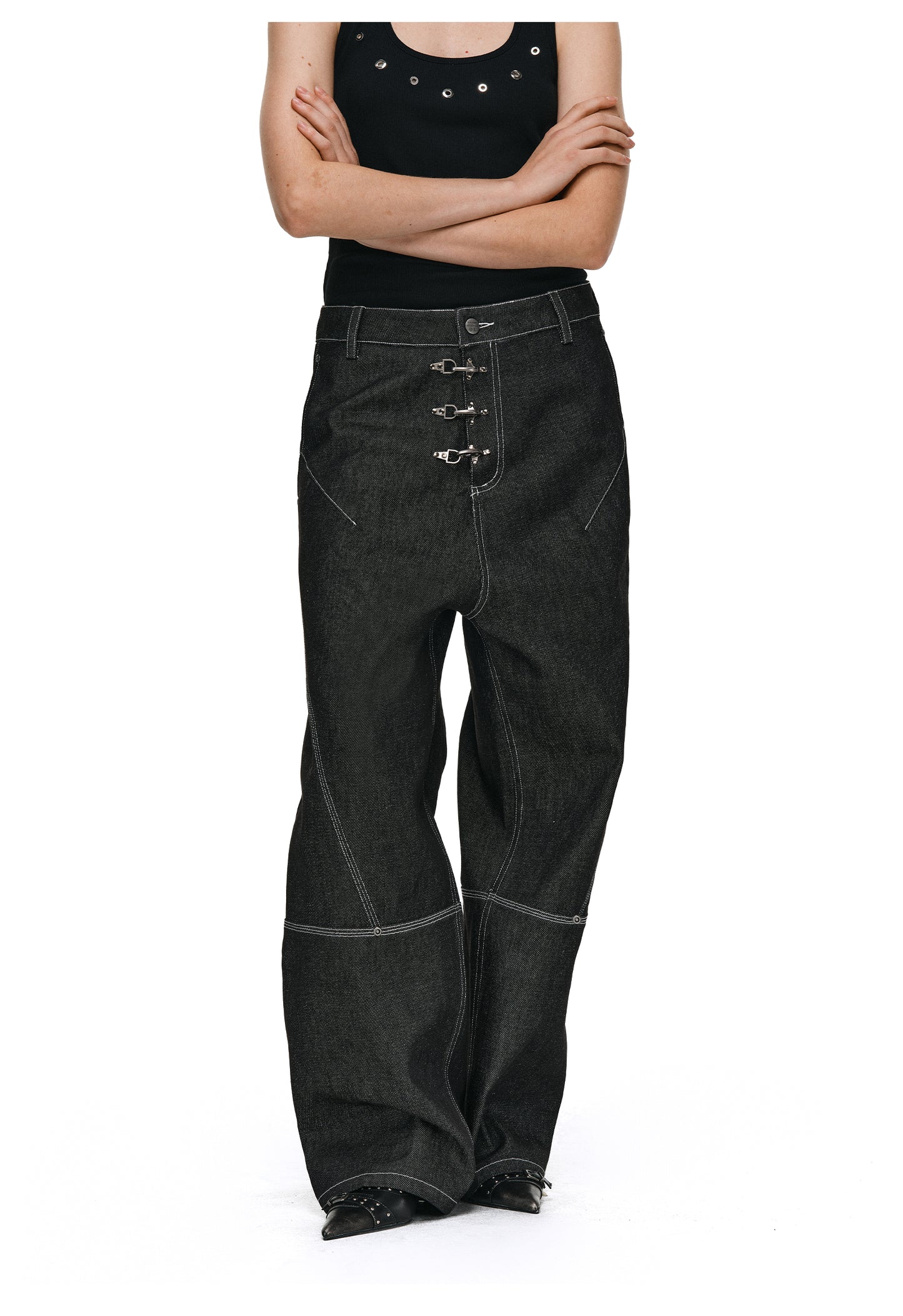 Aircraft Button Original Denim Pants