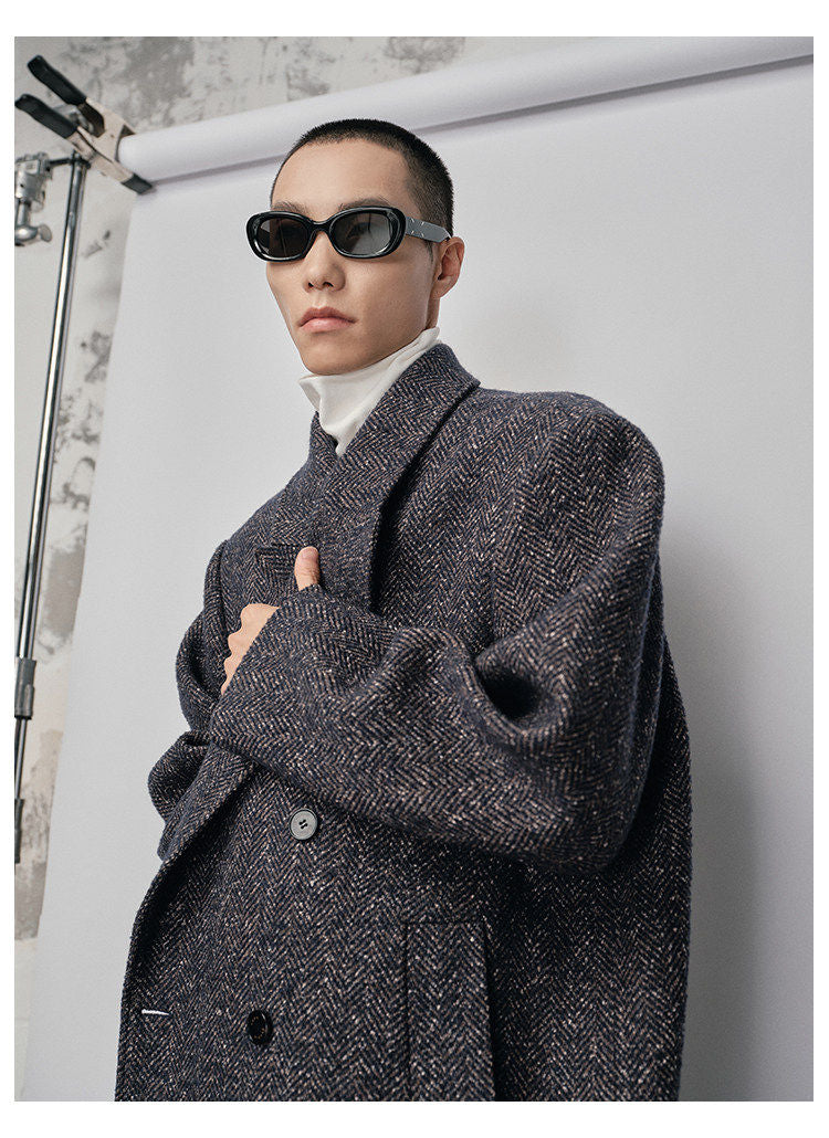 Double-breasted Wool Coat