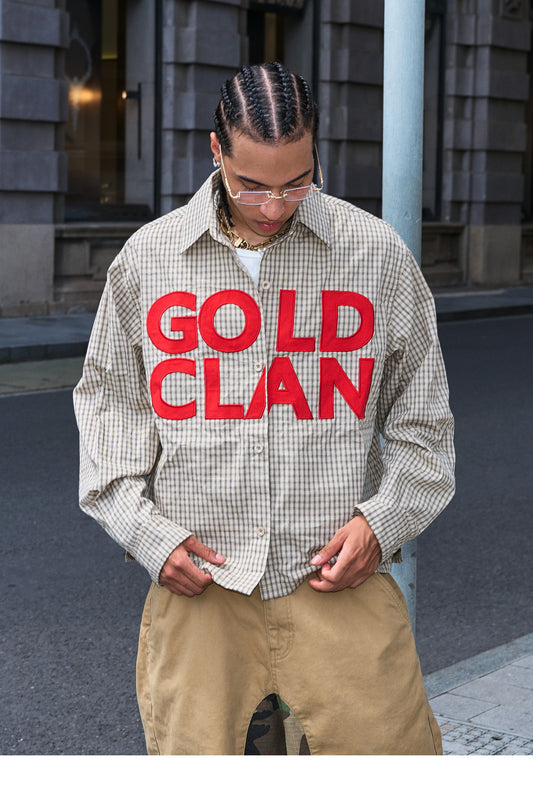 Patchwork Check Shirt