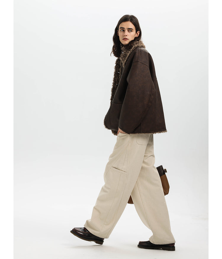 Reversible Faux Fur Jacket