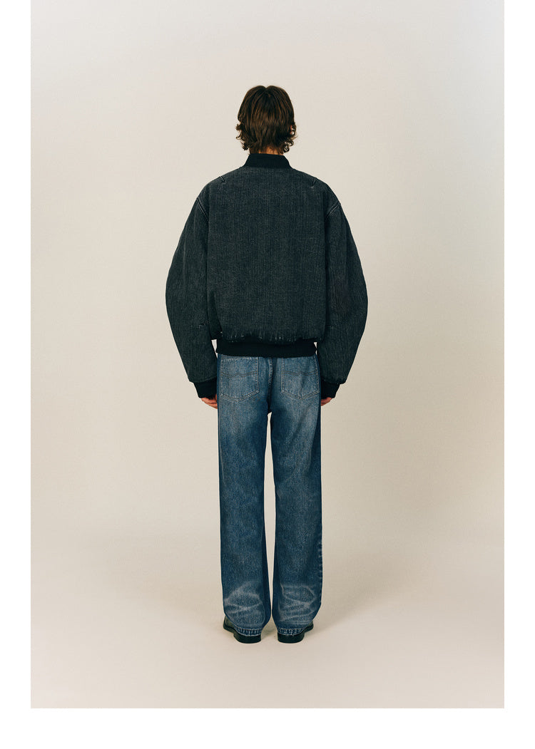 Bamboo denim cotton jacket