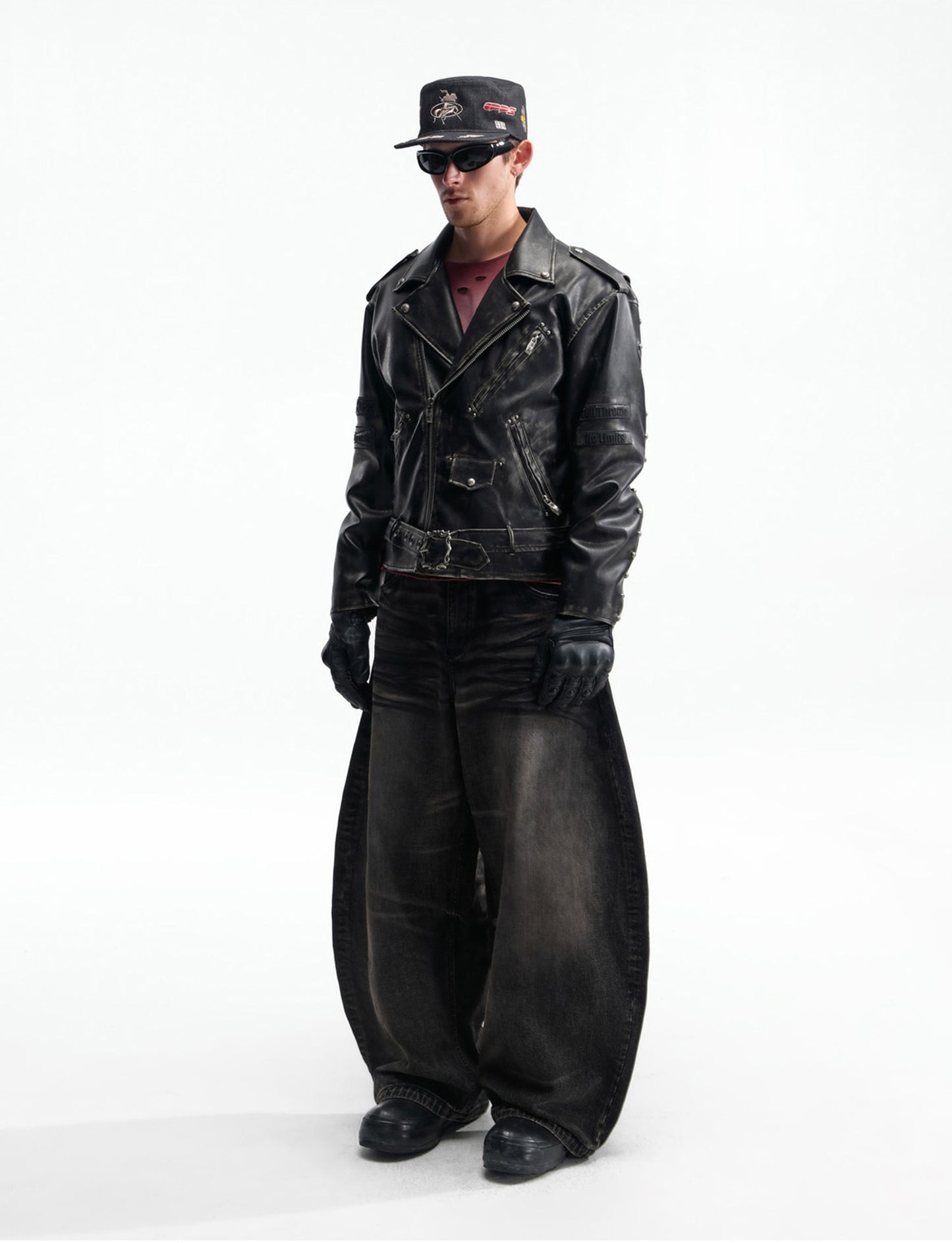 Oversized Leather Jacket