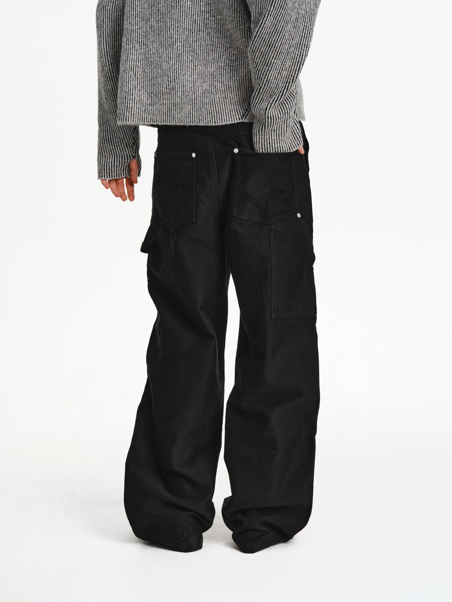 Straight-Leg Casual Pants