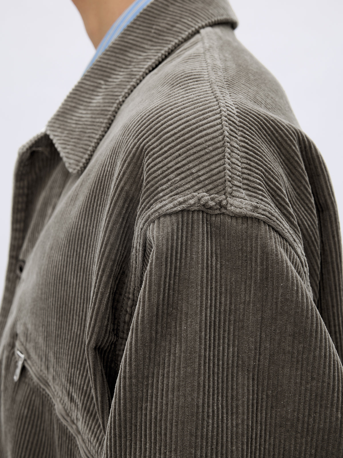 Wash-processed Cotton Corduroy Jacket