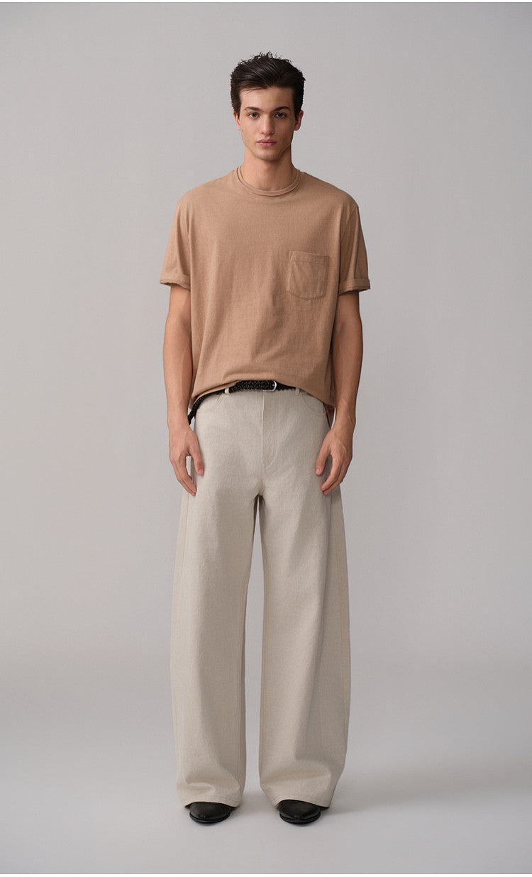 Pocket Round-Neck T-Shirt