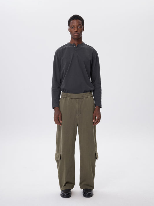 Wash-processed sweatpants