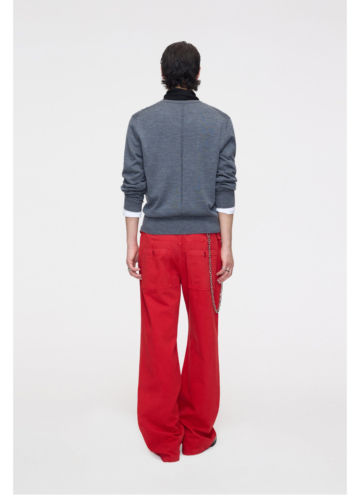 Wash-Finish Work Casual Pants