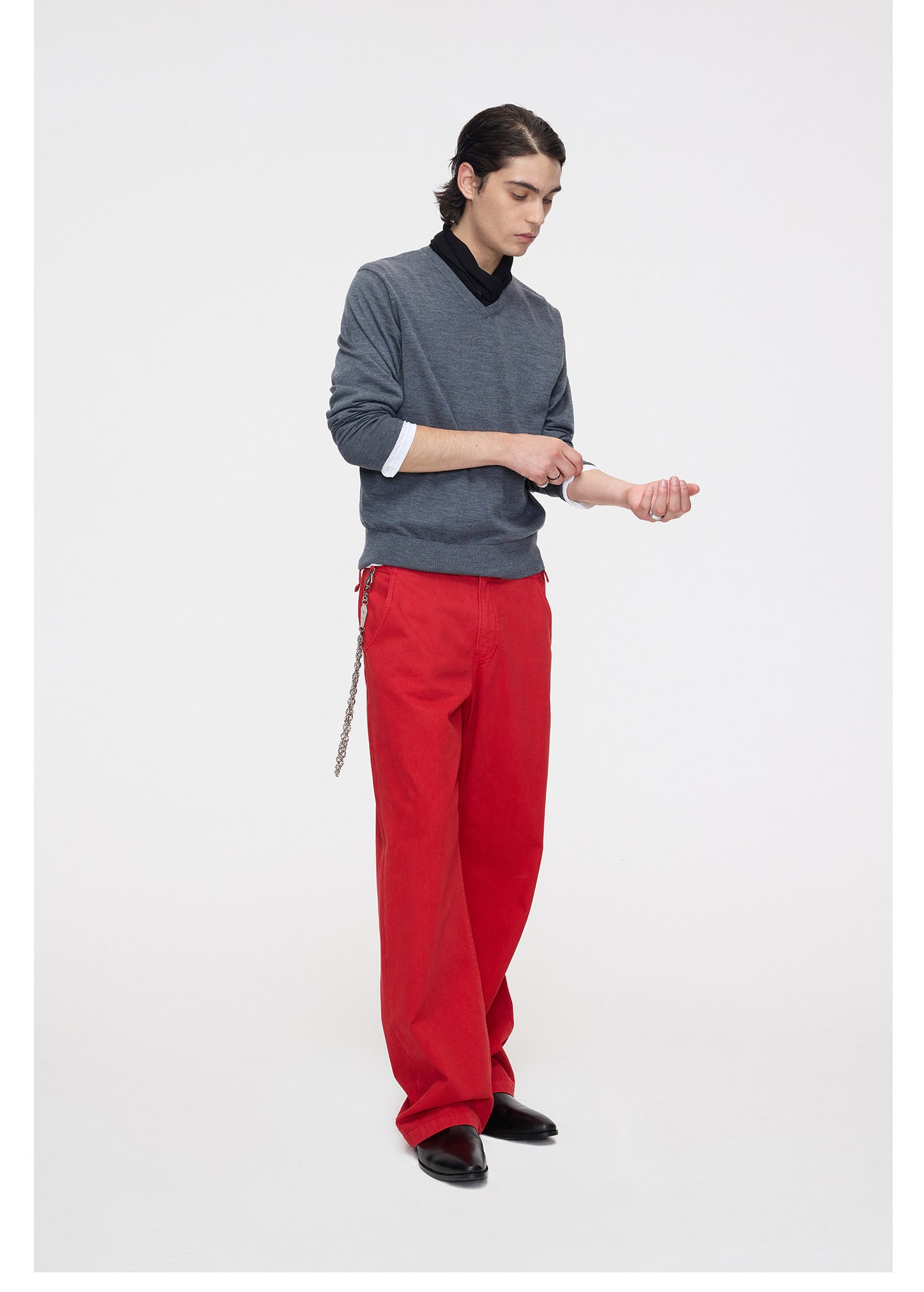 Wash-Finish Work Casual Pants