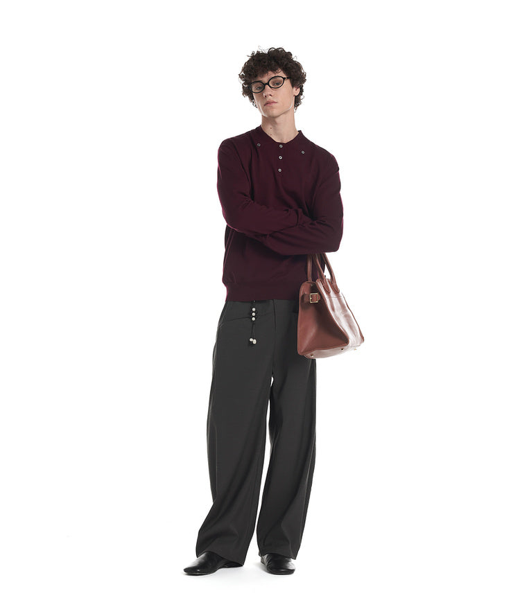 Fake Lapel Polo Shirt