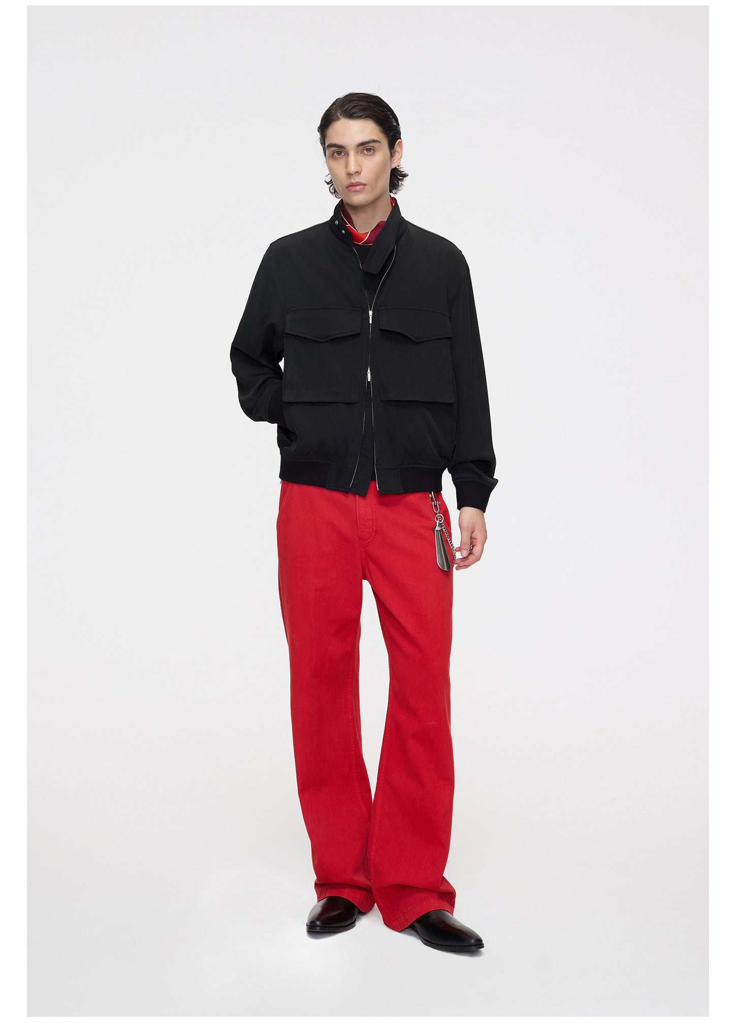 Wash-Finish Work Casual Pants