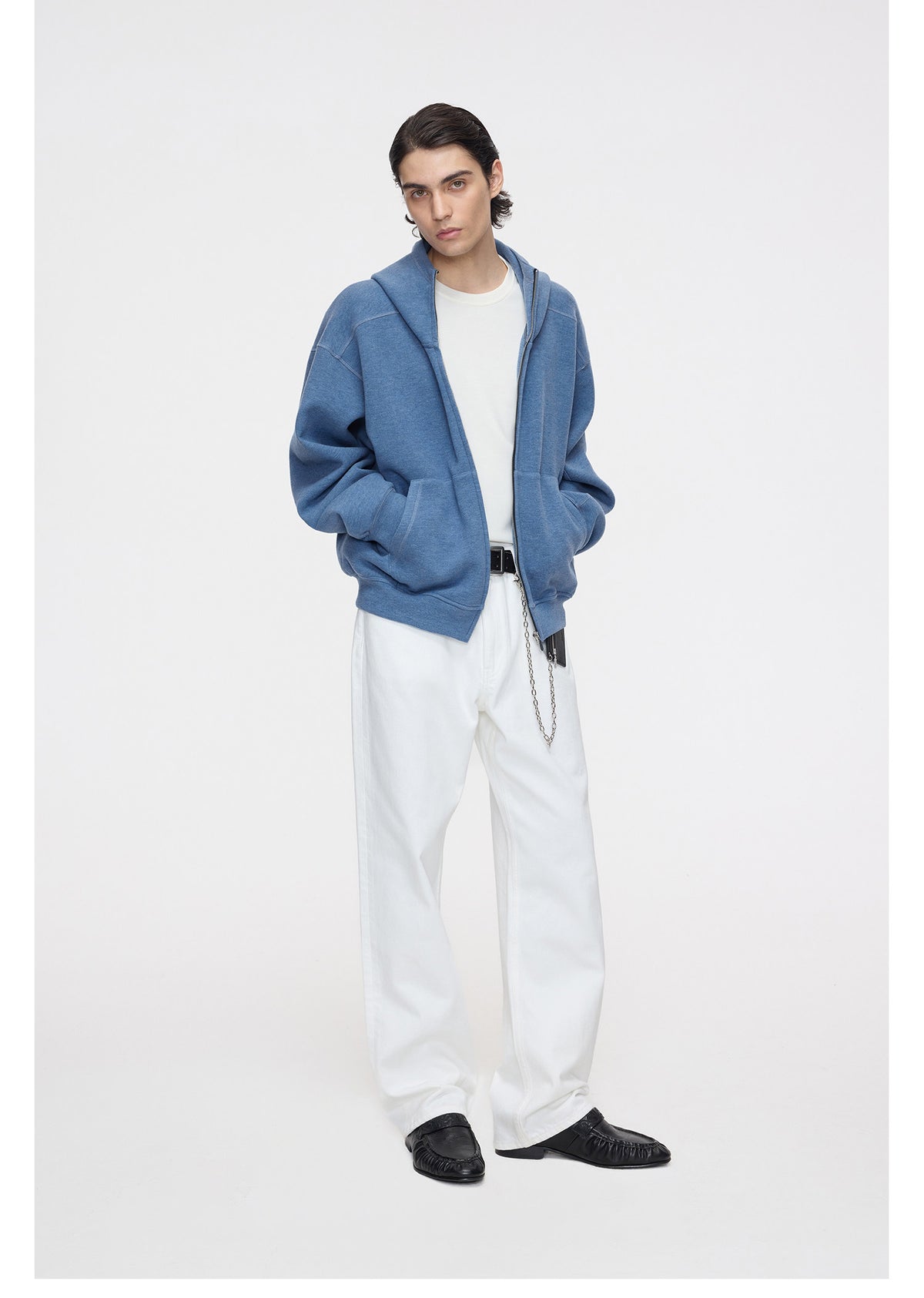 Air Layer-Style Hooded Sweatshirt