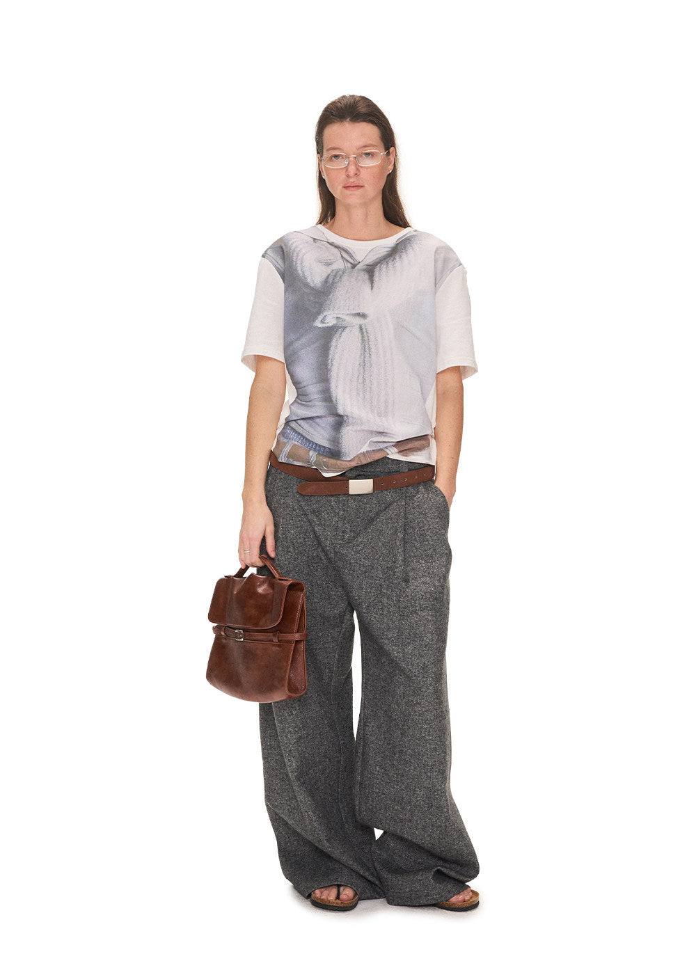 Loose-fit Casual Crew-Neck T-Shirt