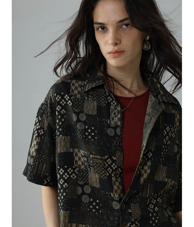 Vintage-style linen shirt