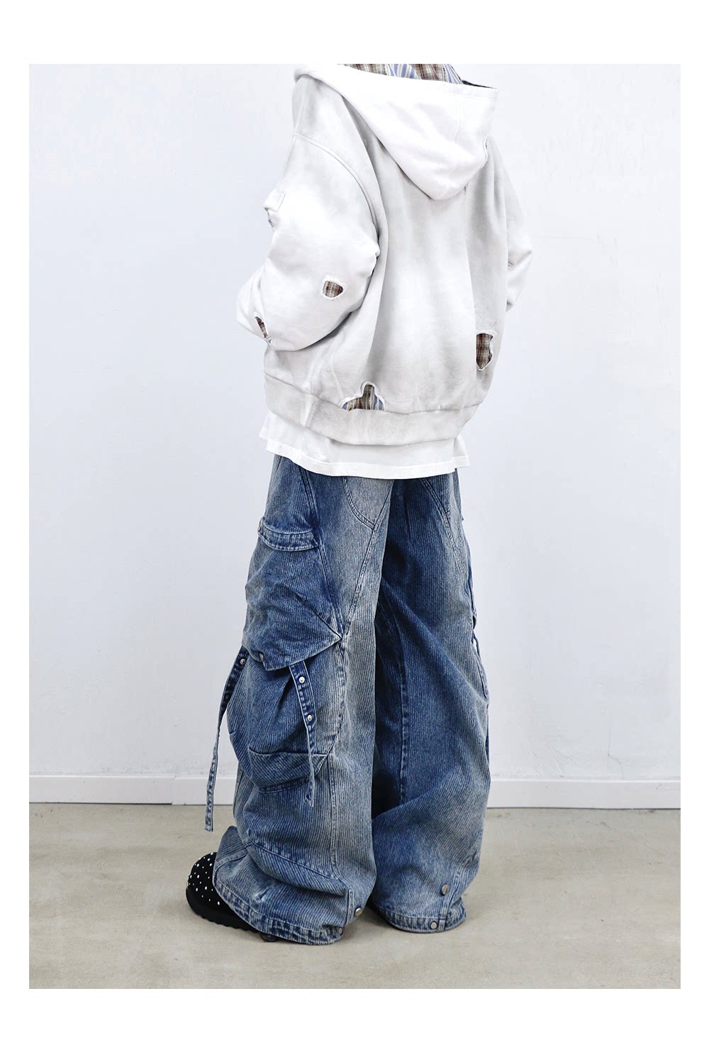Ripple Bag Rewash Jeans