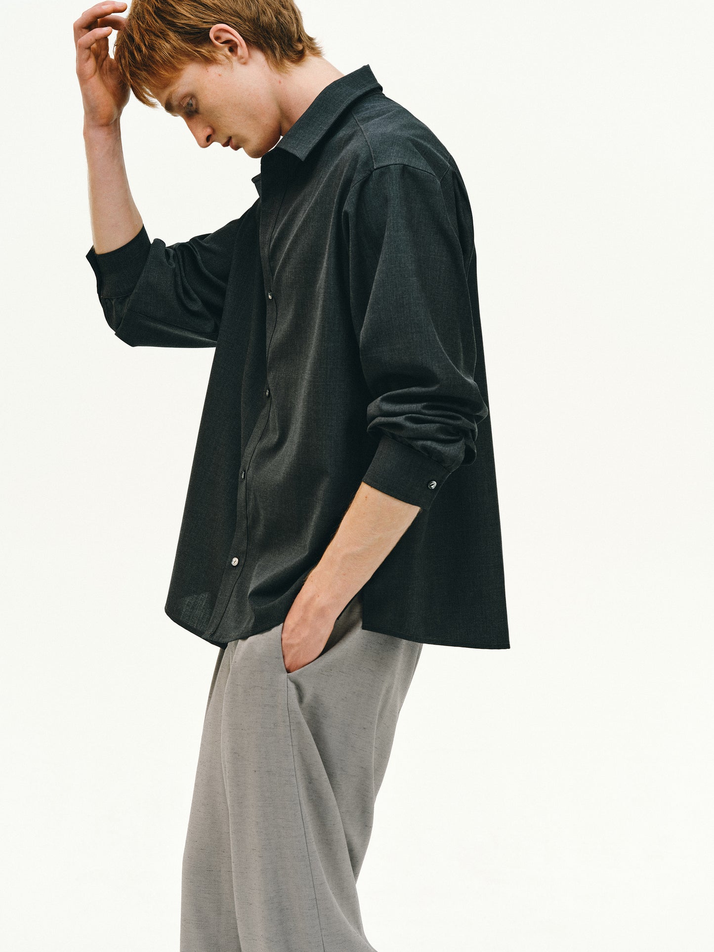 Wool Clean Fit Shirt