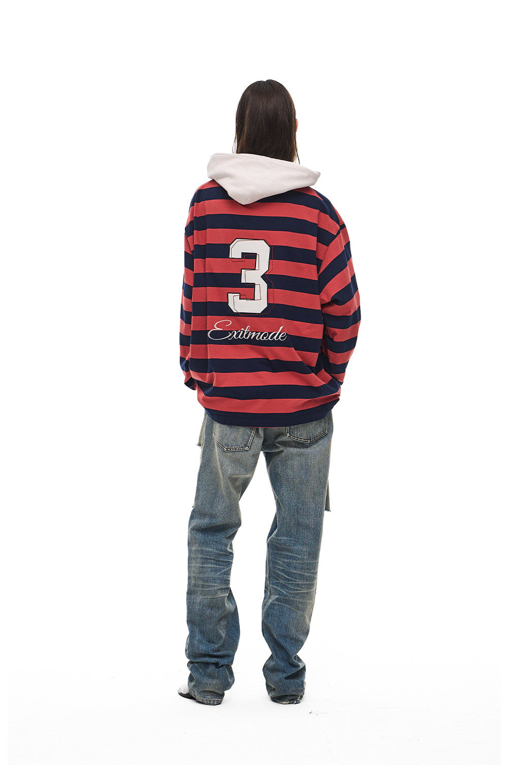 Casual Embroidered Hooded T-Shirt