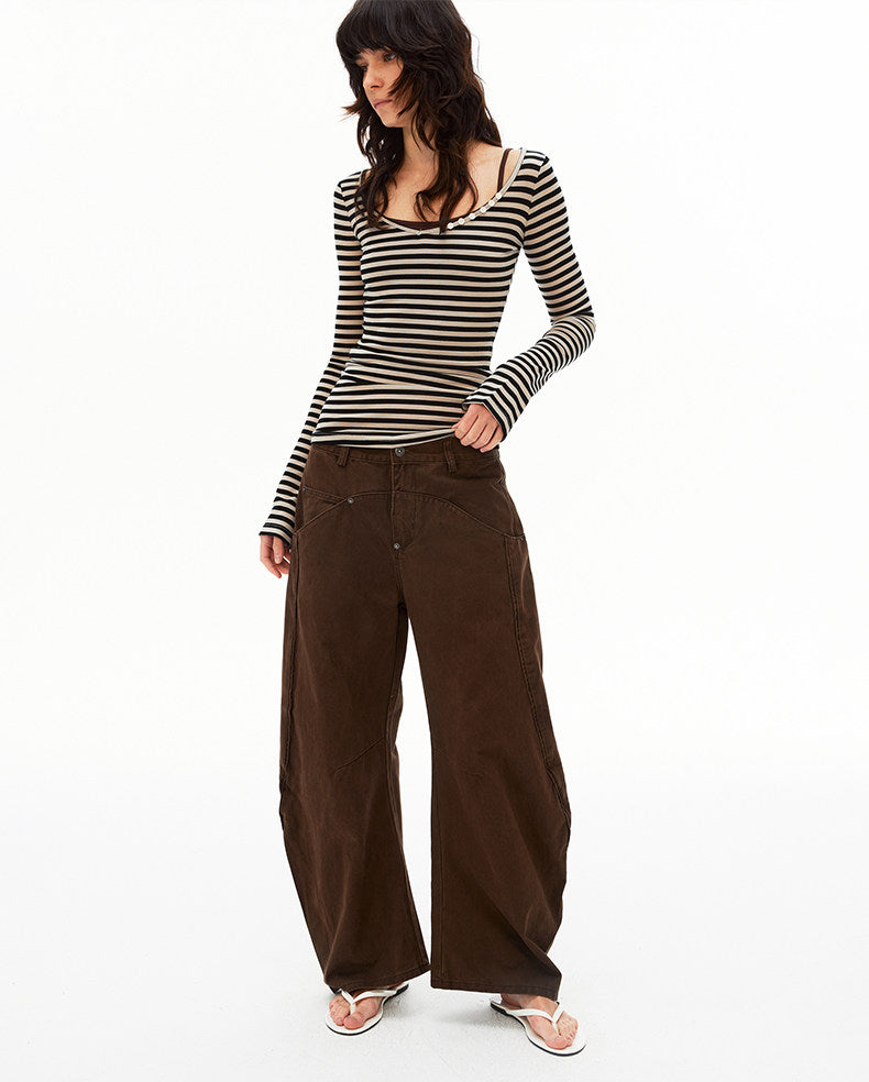 Retro-Cut Casual Pants