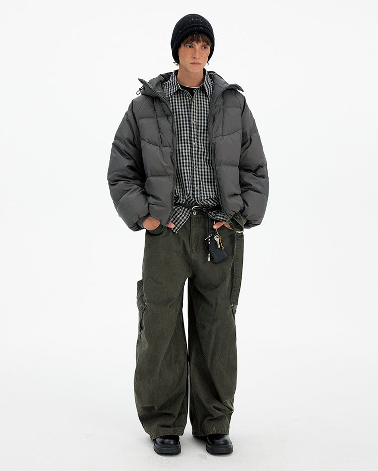 Casual Down Jacket with Hood