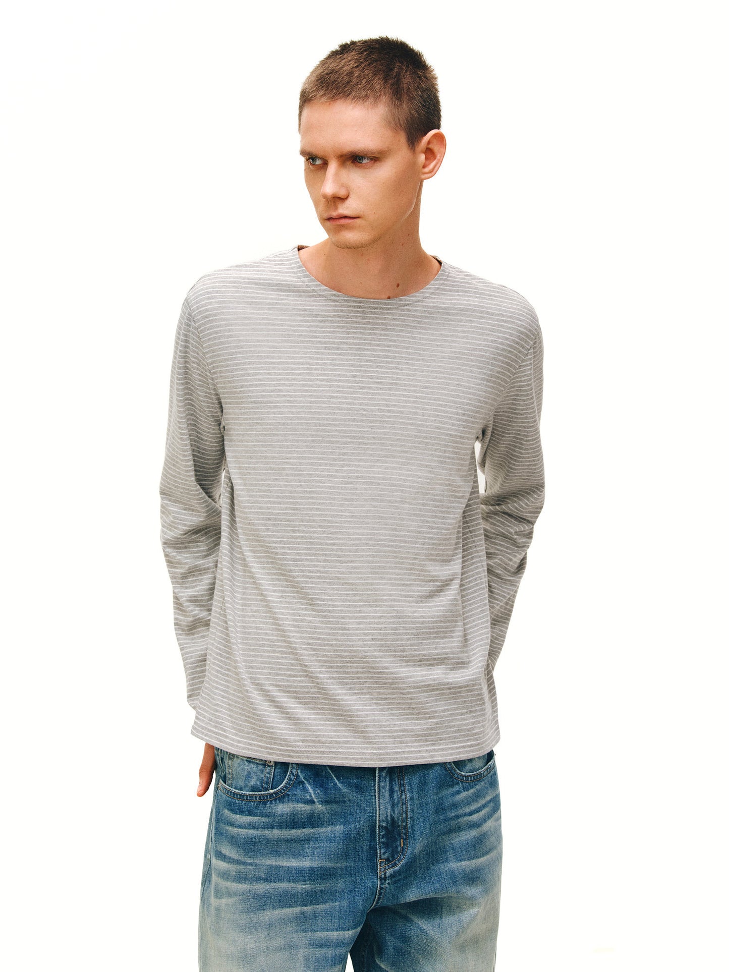 Custom Knit Stripe T-Shirt