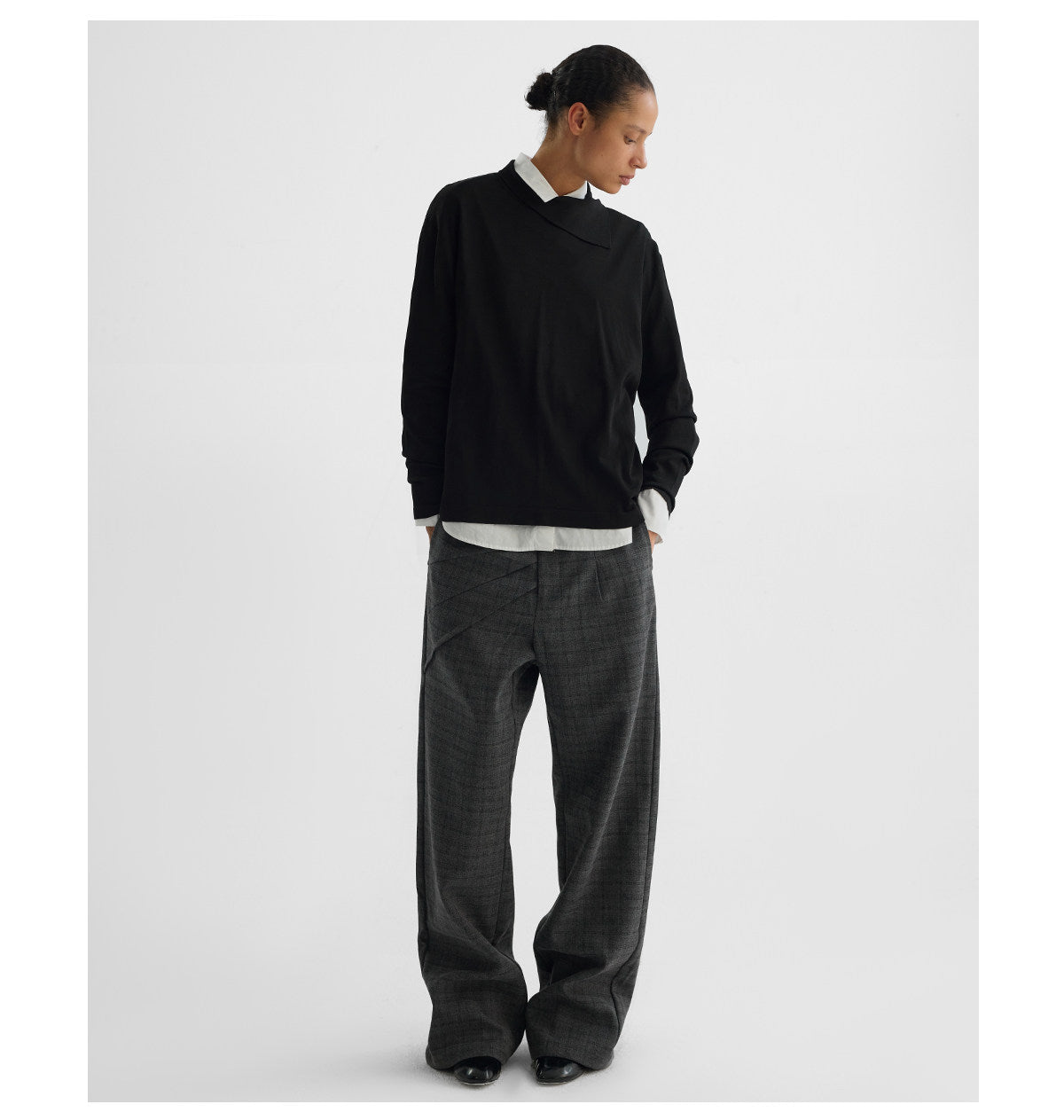 Wardrobe Style Turn-Down Collar T-Shirt