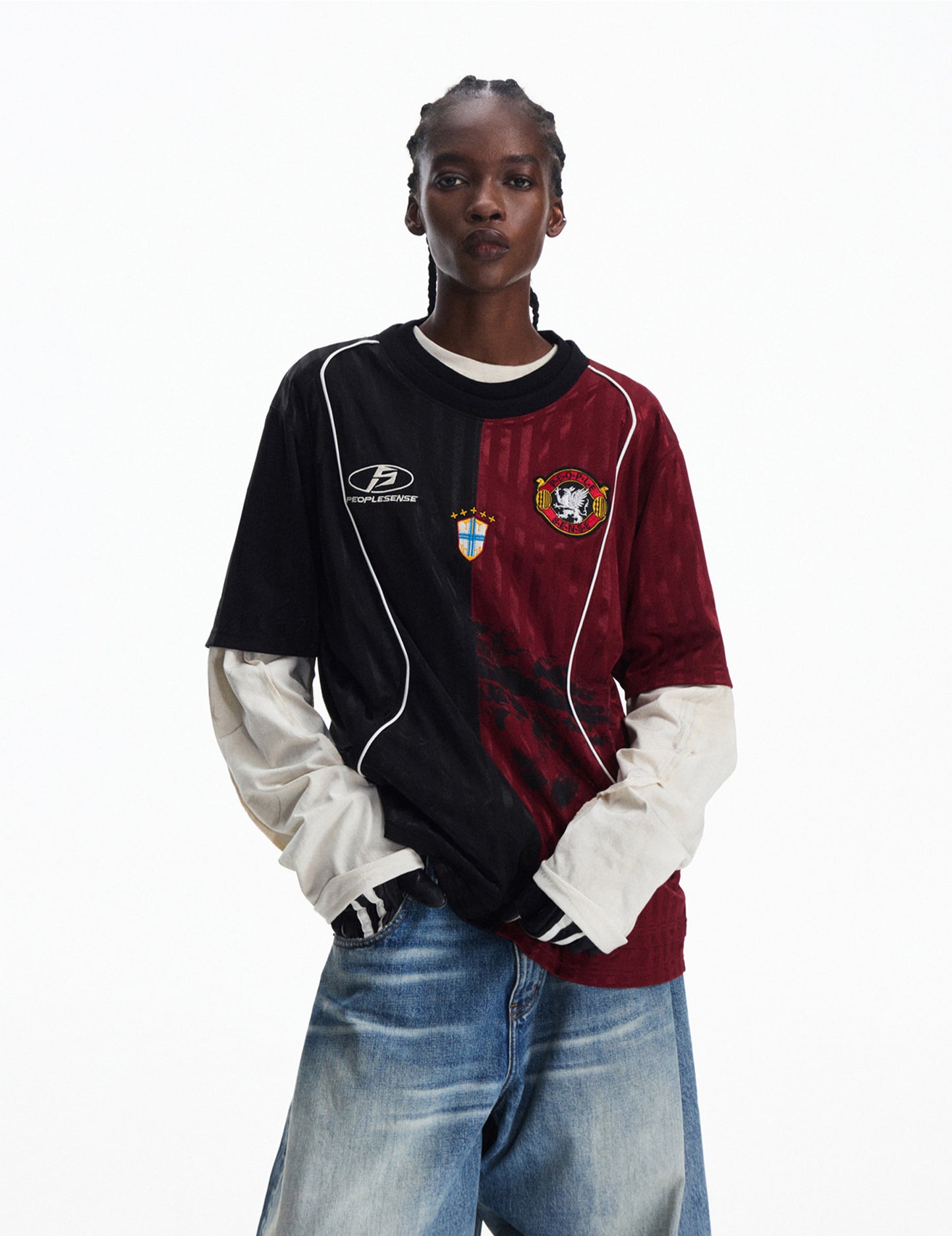 Racing Style Round Neck T-Shirt