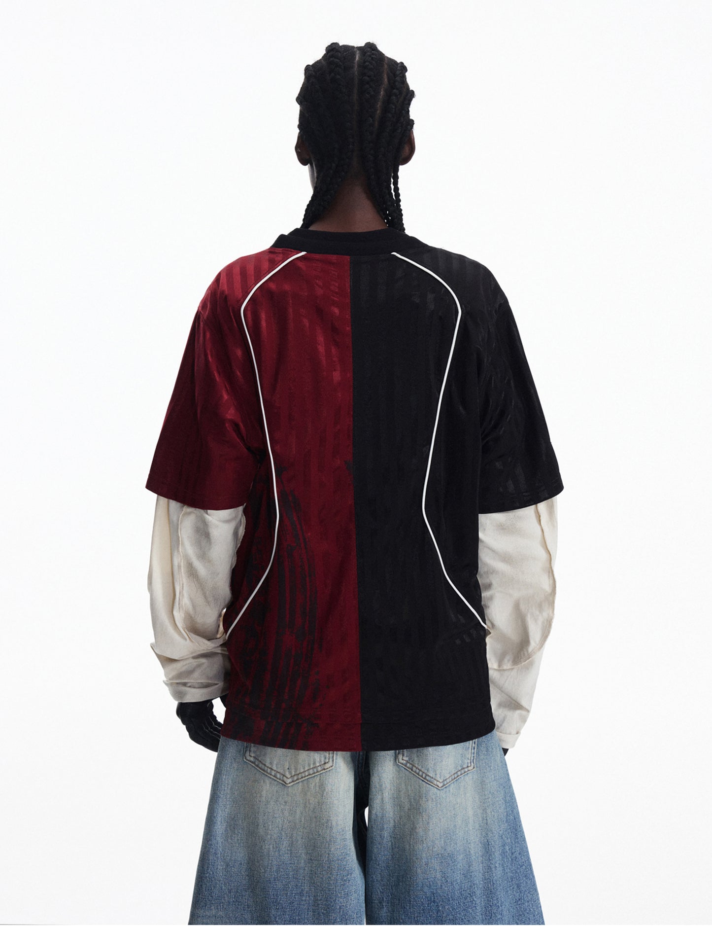 Racing Style Round Neck T-Shirt