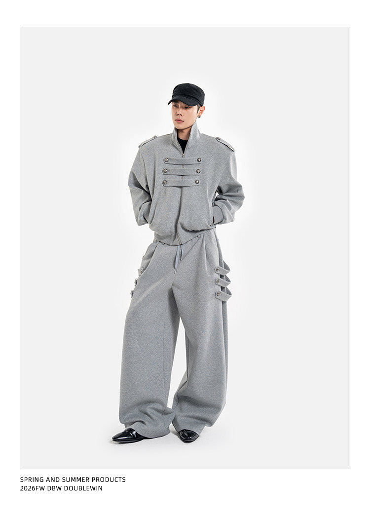 Short-Sleeve Sweatshirt Set