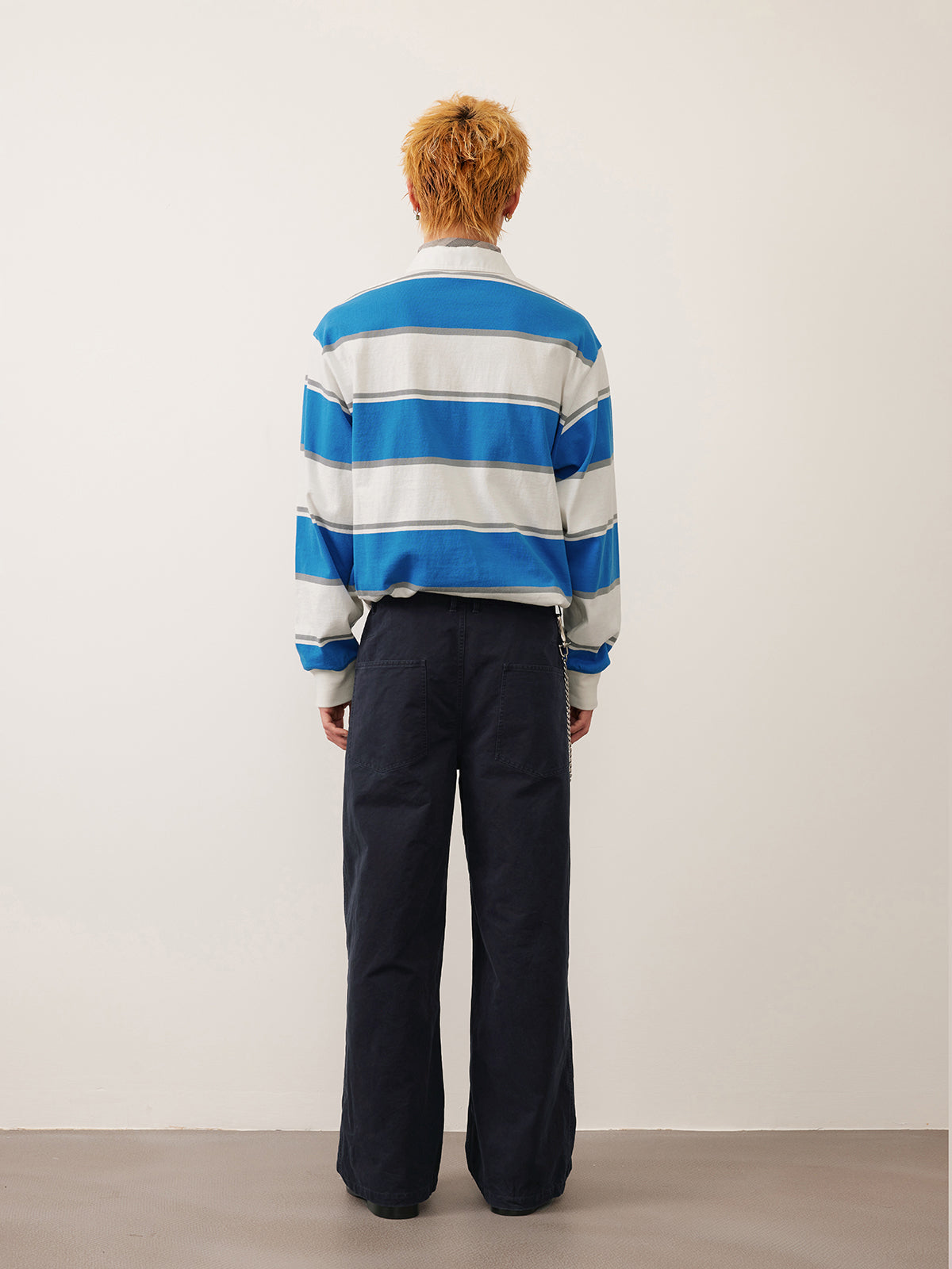 Single Pleated Loose Casual Pants