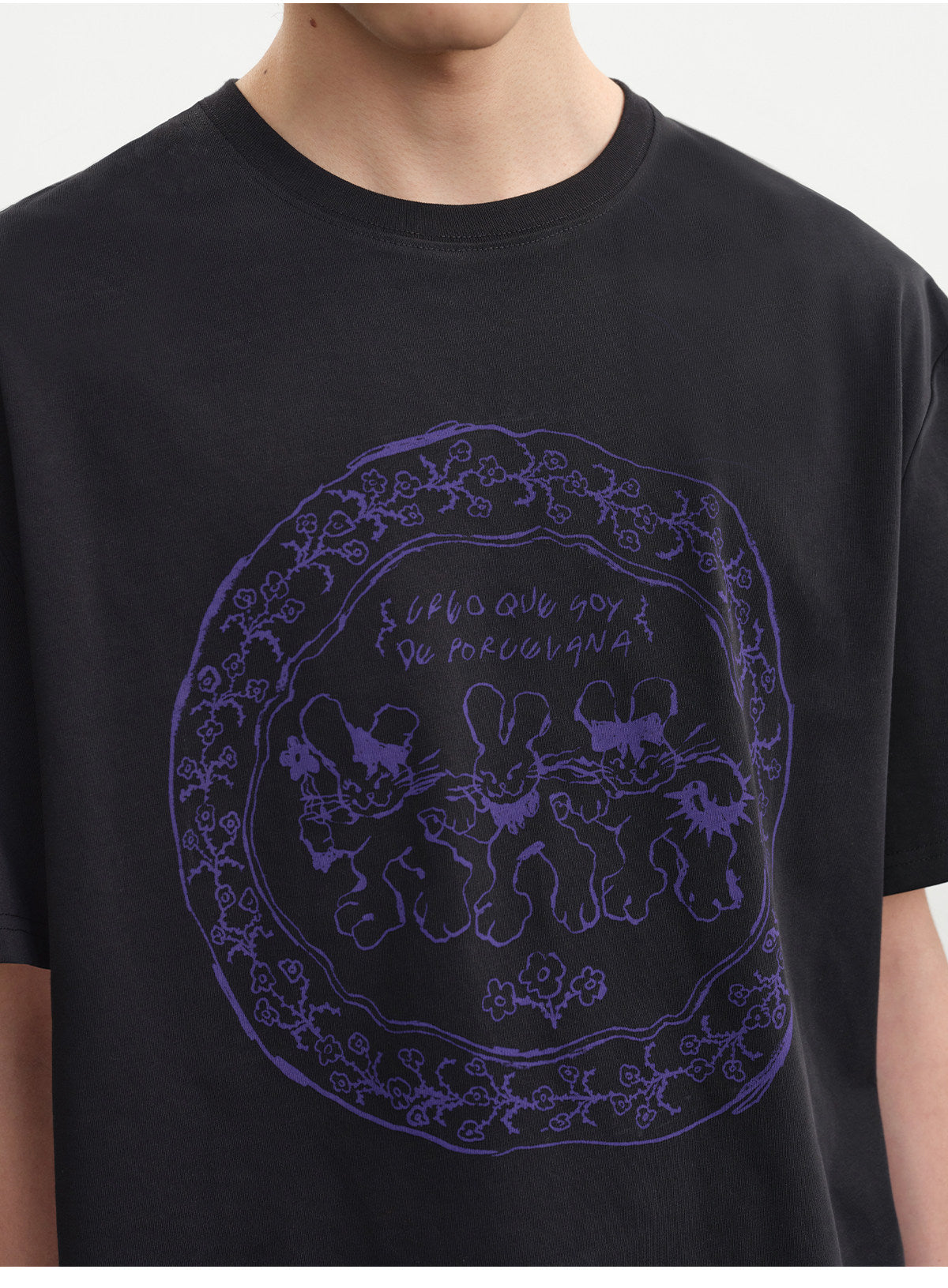 Rabbit Print T-Shirt