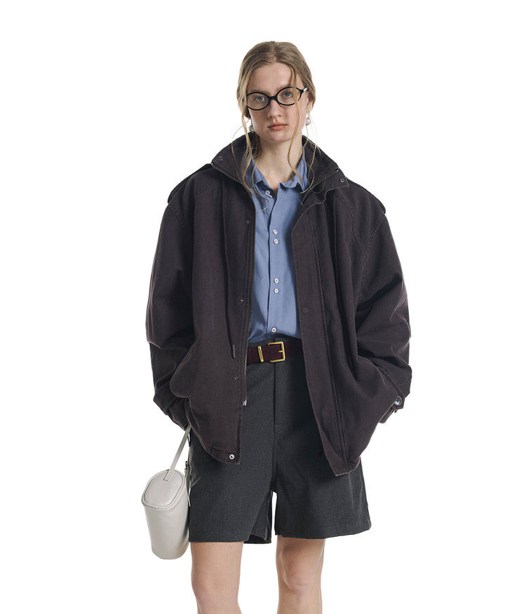 Distressed Oversized Jacket