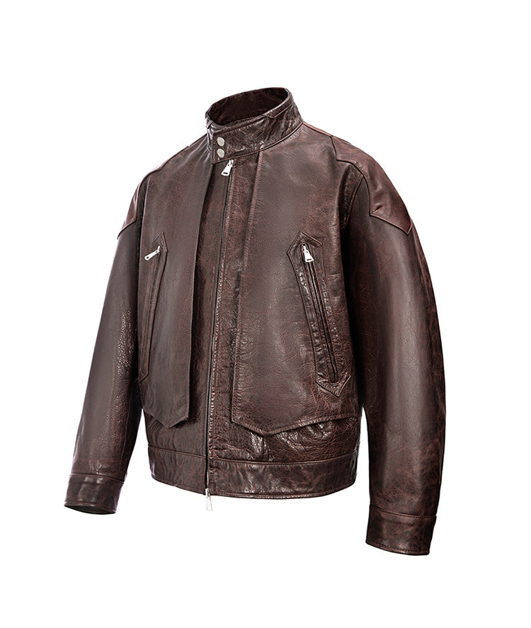 Washed Horse Leather Jacket