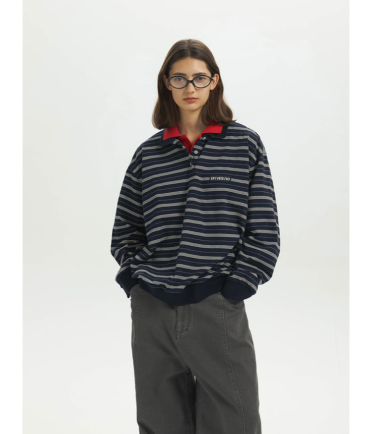 Retro College Polo Shirt