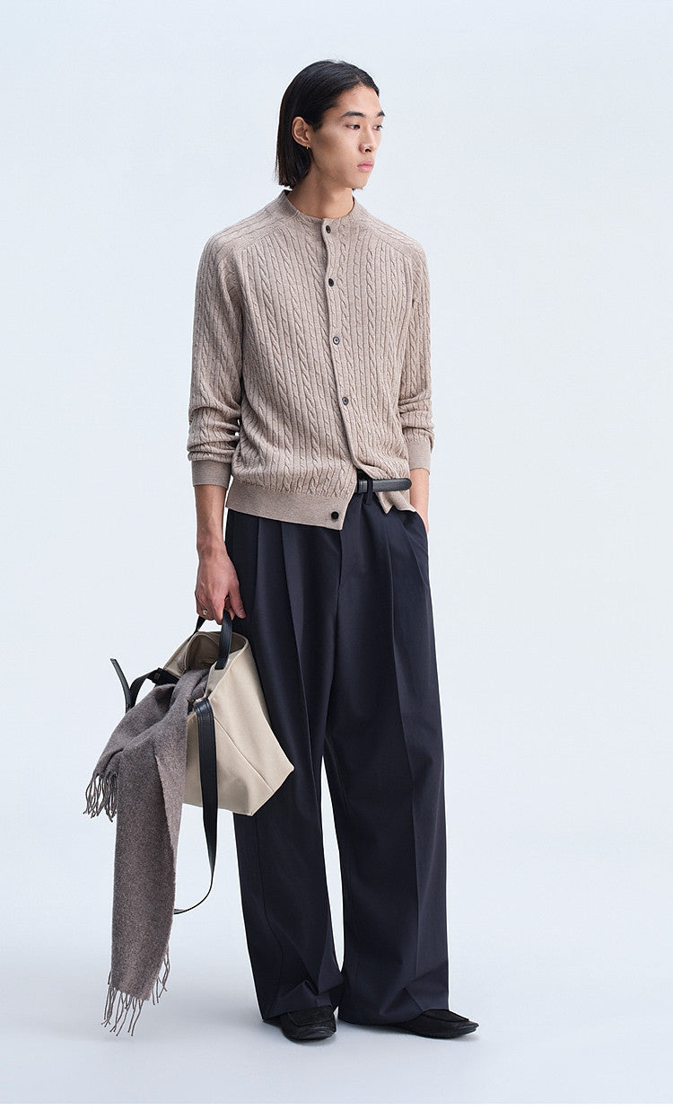 Retro Loose-Fit Casual Knit Cardigan