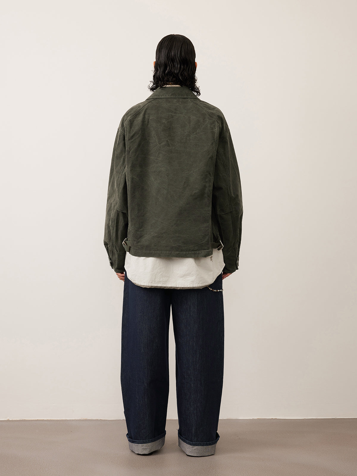 Washed Damaged Coach Jacket