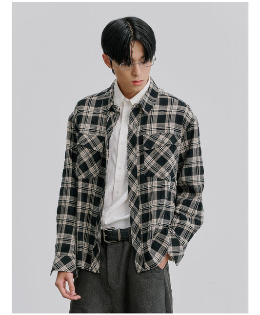 Cotton Checkered Shirt