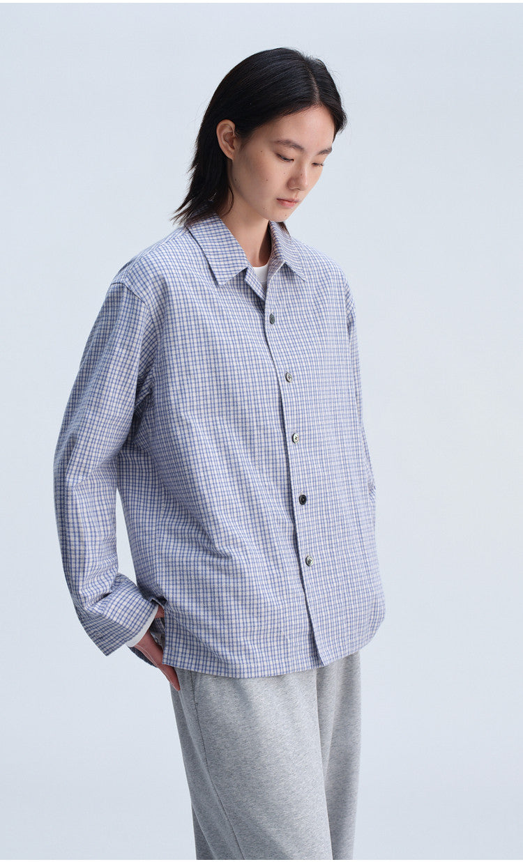Casual Check Shirt with a Relaxed Fit