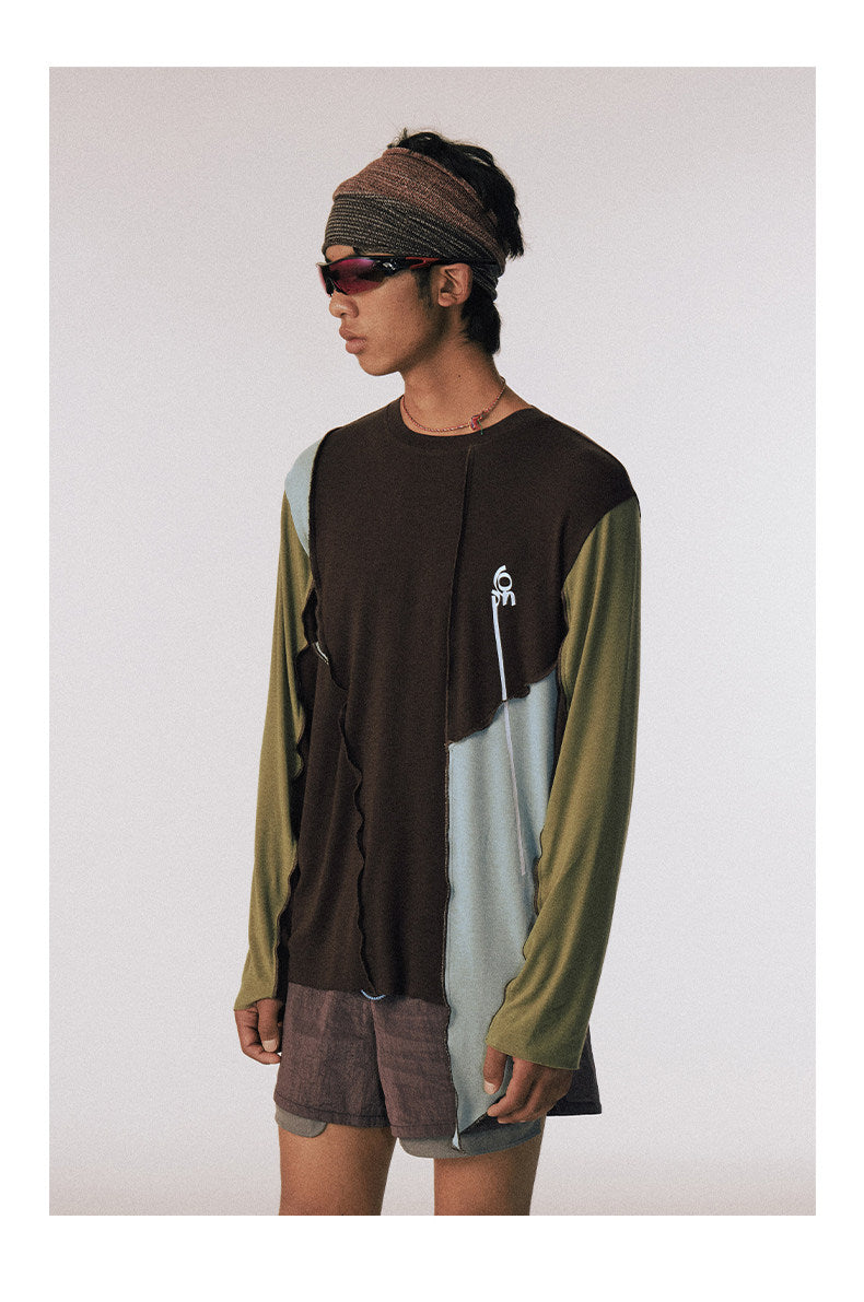 Flag-Print Running T-Shirt