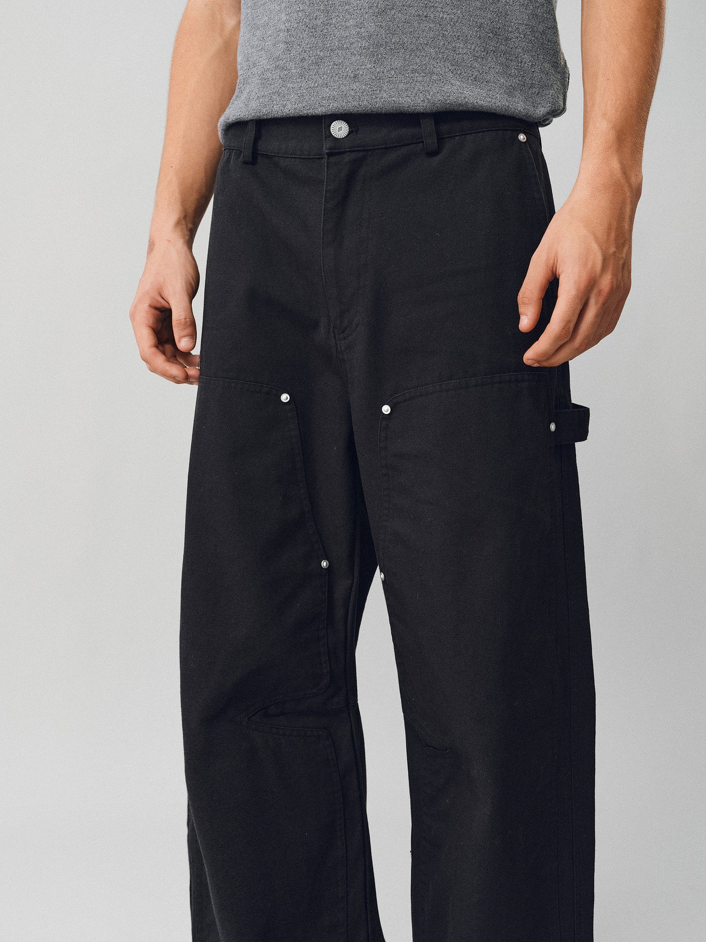 Curved-Blade Work Pants