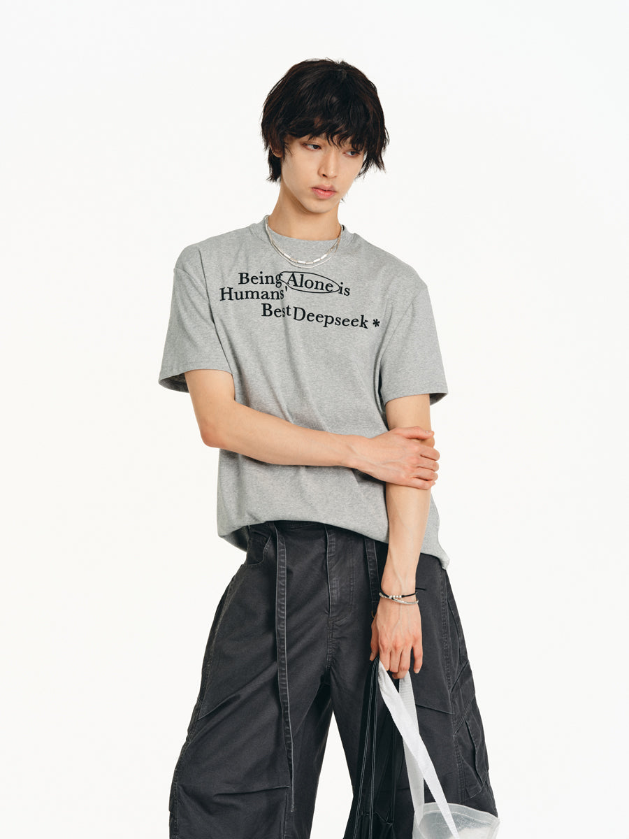 Slogan Print T-Shirt