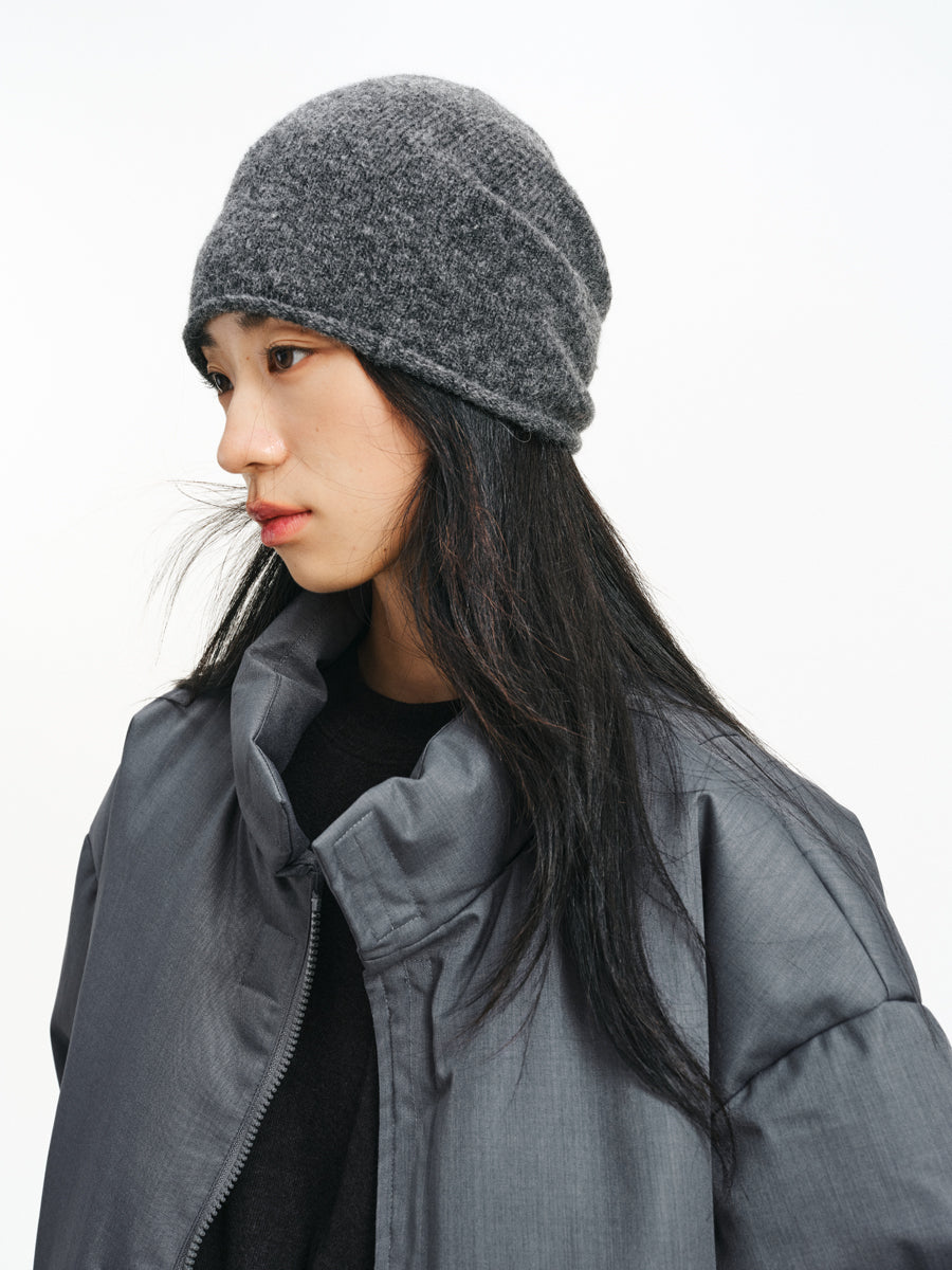 Alpaca Wool Blend Knit Cap