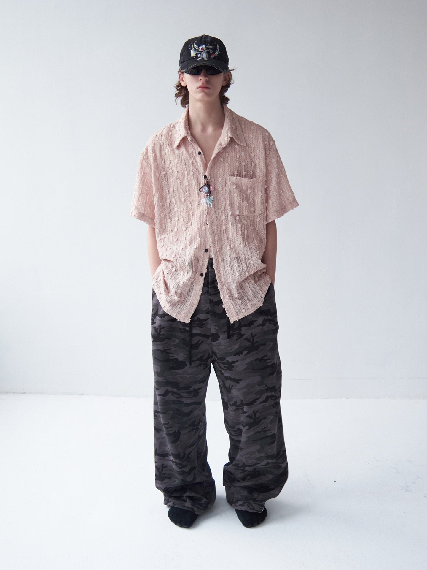 Hollow Crochet Shirt