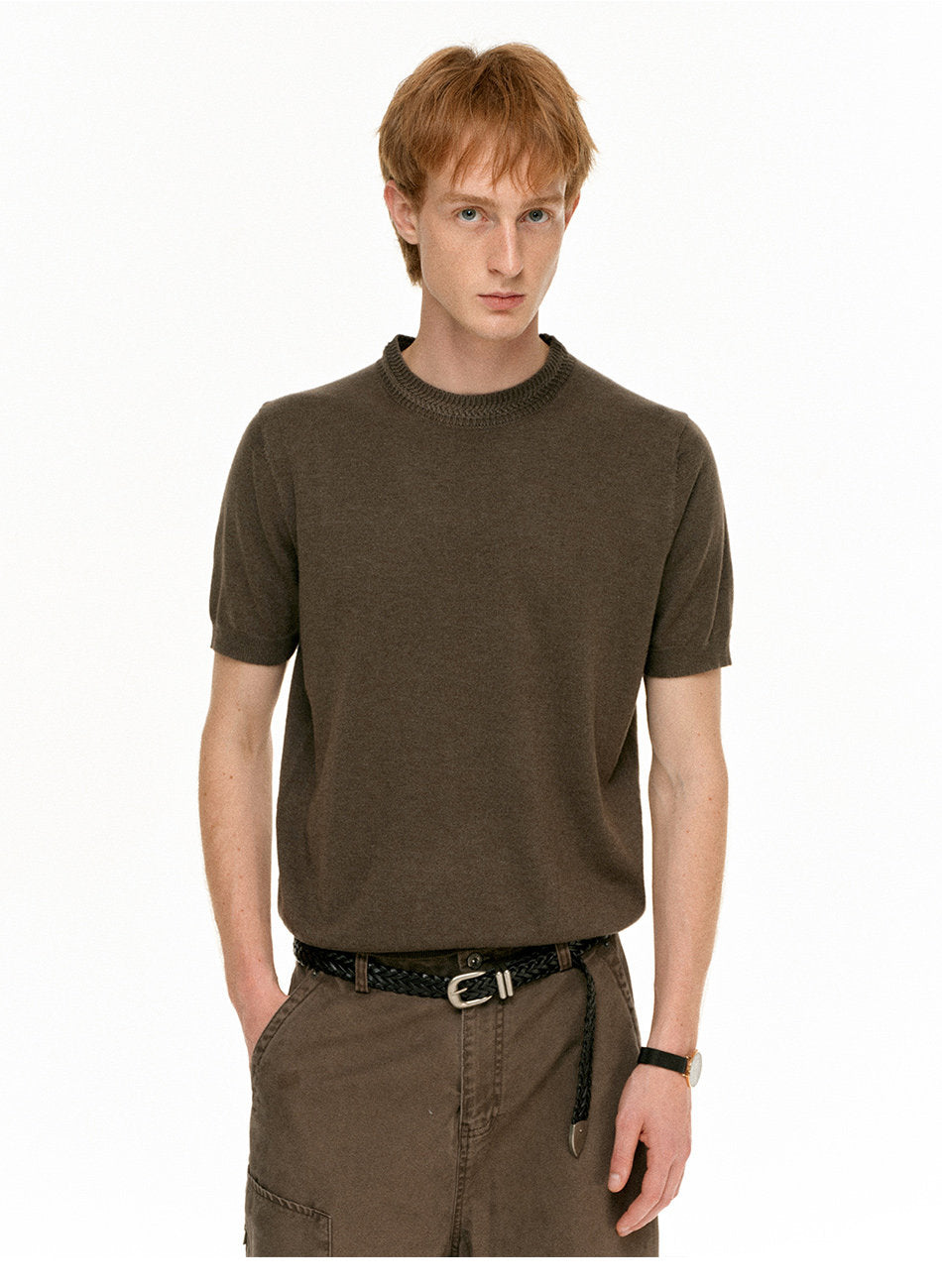 Luxury-Style Knit Shirt