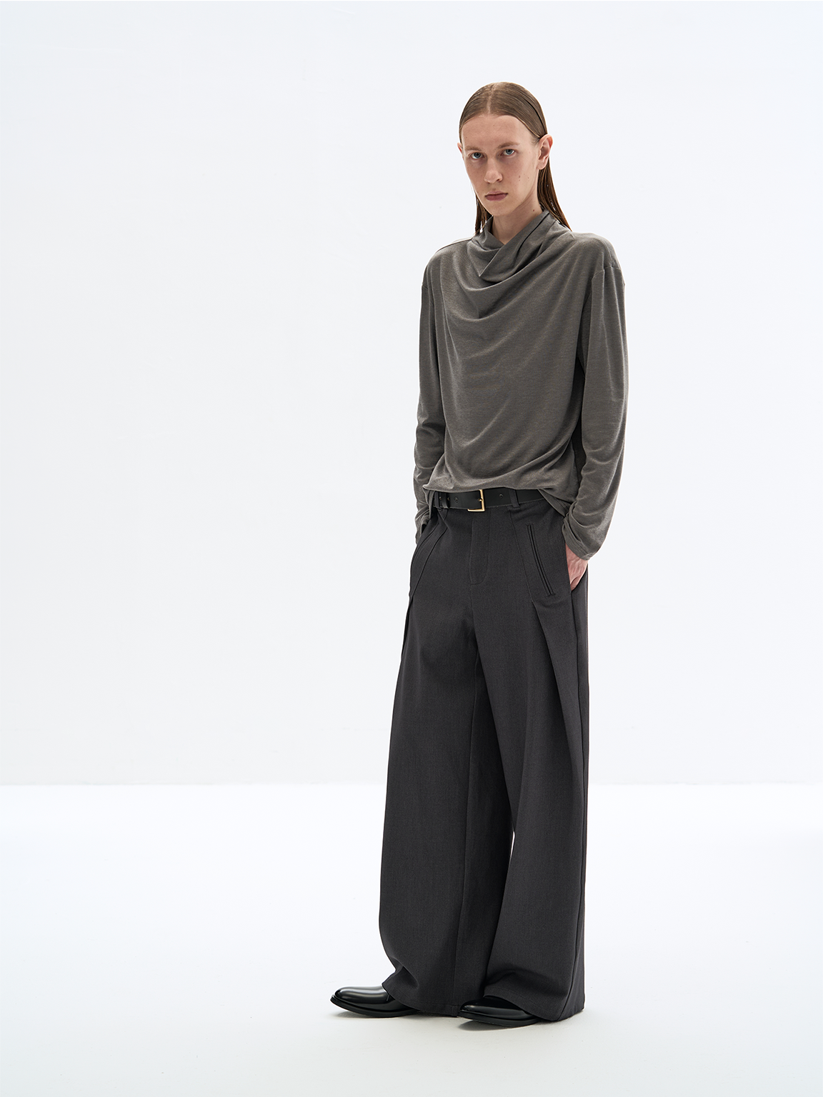 Stand Collar T-Shirt