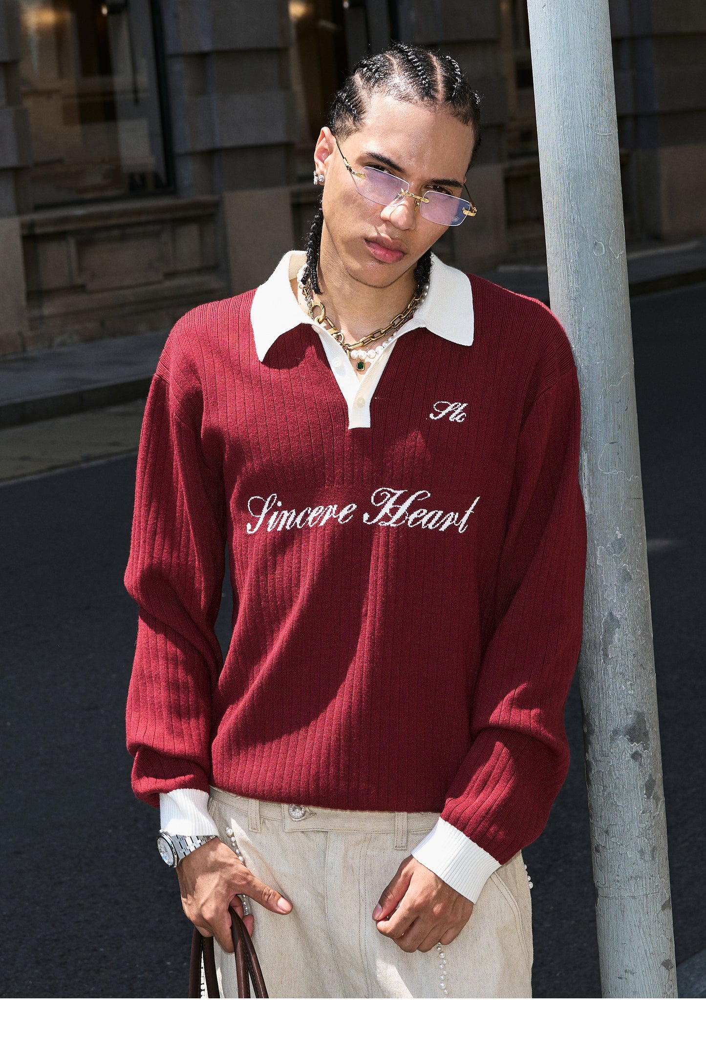 Knit Polo Shirt