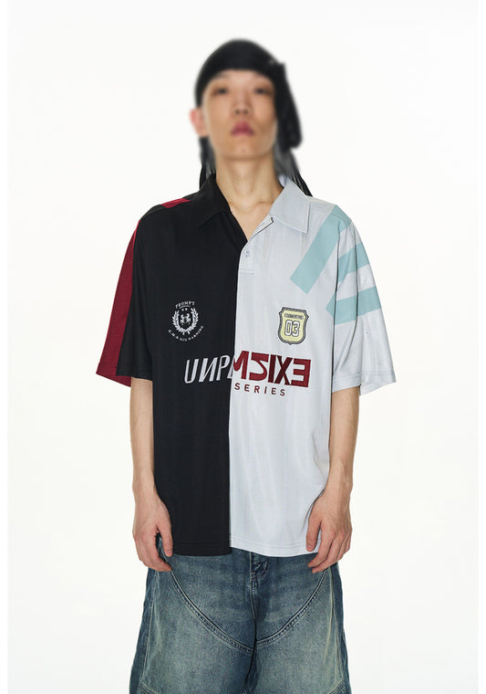 Color Stitch Polo Shirt